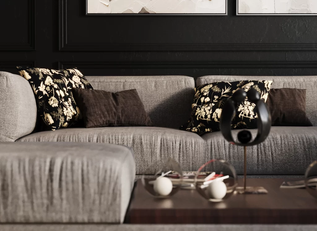 Light & Form x Nanjala Design Botanista 2005 Usiku zoom in on cushions by 2023 © Nanjala Design