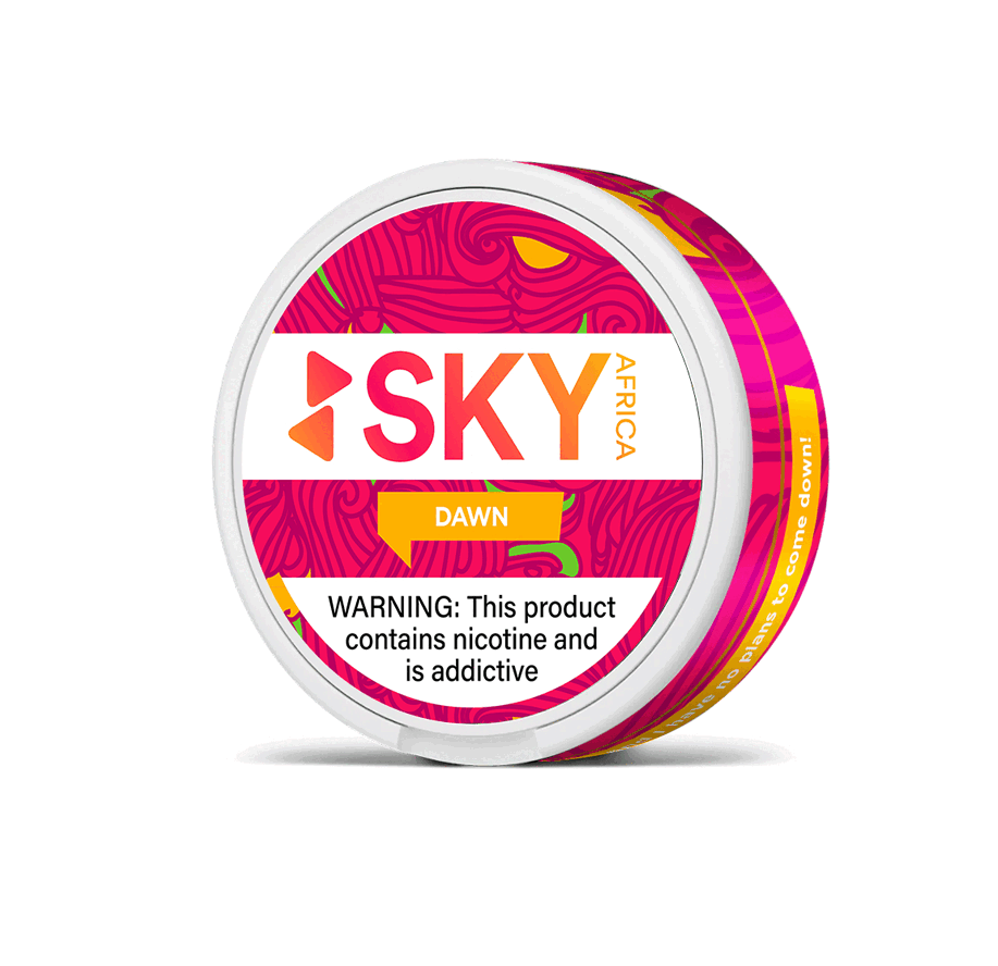 Sky Africa Nicotine pouche by © Nanjala Design (2023)