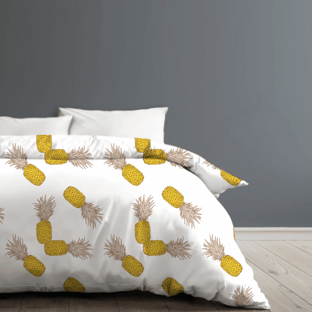 Ananas sublime, print on duvet cover by Nanjala Design